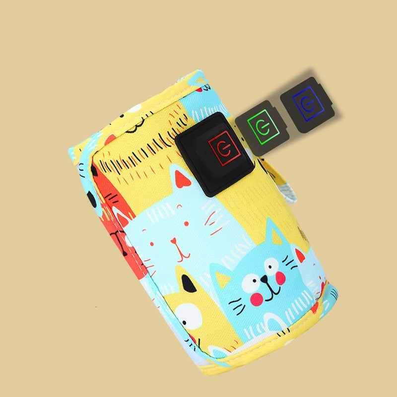 Funda calentadora de biberones USB