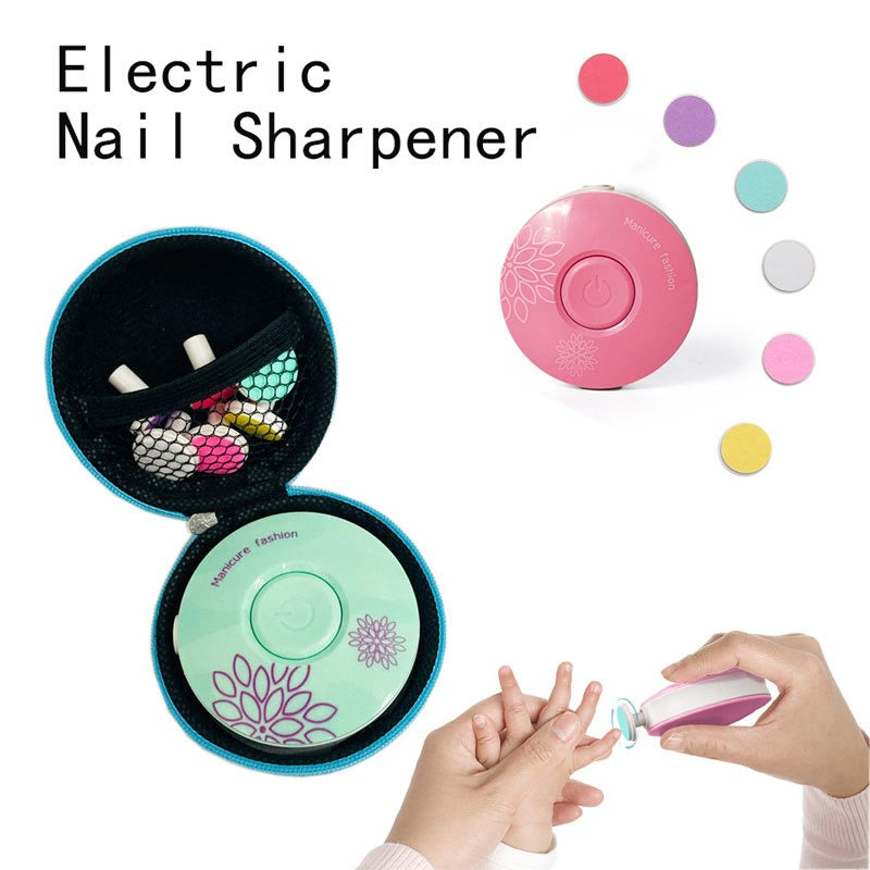 Lima de uñas eléctrica para bebé con estuche