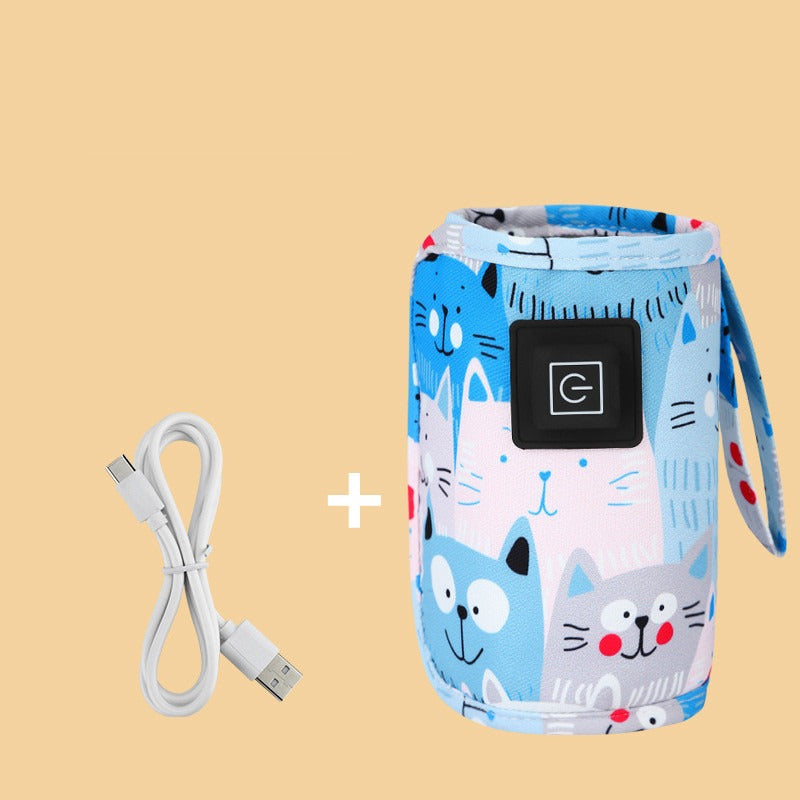 Funda calentadora de biberones USB