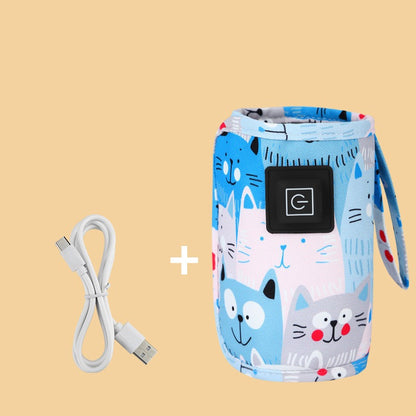 Funda calentadora de biberones USB