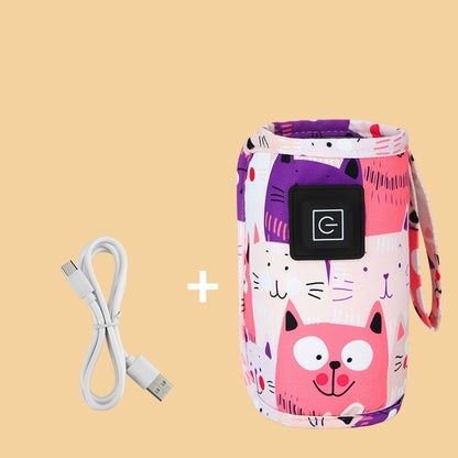 Funda calentadora de biberones USB