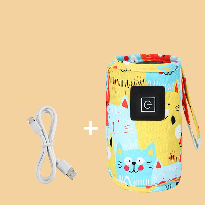 Funda calentadora de biberones USB