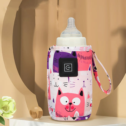 Funda calentadora de biberones USB